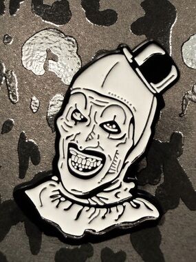Art the Clown Enamel Pin Terrifier Horror Creepy Goth Lapel Pin